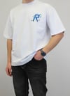 OVERSİZE R BASKILI T-SHIRT BEYAZ