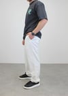 OVERSİZE R BASKILI T-SHIRT GRİ