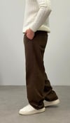 RELAXED BAGG PANTOLON KAHVERENGİ