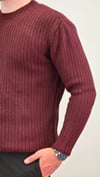 ZİNCİR DESEN KAZAK BORDO