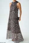 LEOPAR DESEN ELBİSE