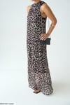 LEOPAR DESEN ELBİSE
