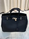 👜 Hermes Stil El Çantası – Acı Kahve / Siyah / Füme