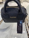 👜 Vakko Mini Zincir Detaylı El & Çapraz Çanta – Siyah