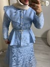 BLUE ROYALE COUTURE SET