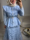 BLUE ROYALE COUTURE SET