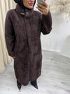 BROŞ DETAYLI MAX BOY ANGORA KABAN