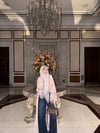 Garden Flora Black Abaya Şal Takım – Asaletin Zarif Kalesi