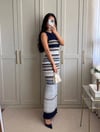İTHAL SANDROO MERSERİZE İKİLİ ELBİSE TAKIM 