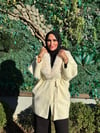 IVORY FUR CAPE