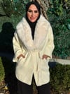 IVORY FUR CAPE