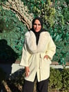 IVORY FUR CAPE