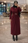 LUXE BORDO DRESS