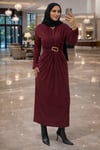 LUXE BORDO DRESS