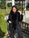 LUXE KÜRK DETAYLI OVERSIZE PANÇO