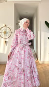 Pink Bella Couture Elbise ( İthal Keten Elbise )