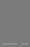 PE TGIC RAL 7037 MAT