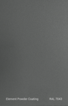 PE TGIC RAL 7043 TEXTURE