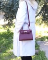 Bordo El ve Askılı Çanta