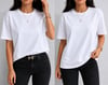 CS %100 Organik Pamuk Beyaz T-shirt