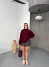 Basic Triko Kazak-Bordo