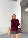 Basic Triko Kazak-Bordo