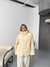 Dik Yaka İç Astarlı Peluş Mont