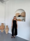 İp Askılı Tulum-Siyah