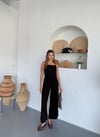 İp Askılı Tulum-Siyah