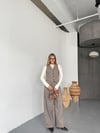 Premium Yelek Pantolon Takım-Kahve