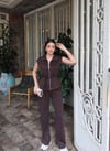 Taşlı Fermuarlı Modal Yelekli Takım-Kahve