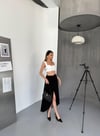 Yırtmaçlı Tasarım Şort Etek