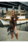 Kadın Mont Leopar Mont