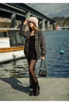 Kadın Mont Leopar Mont