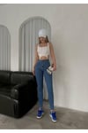 Kadın Süper Skinny Fit Esnek Likralı Denim Jean Kot Pantolon