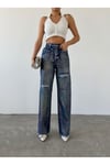 Uzun Salaş Baggy Kadın Jeans