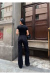 Uzun Salaş Kargo Kadın Kot Pantolon