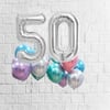 50 Yaş Uçan Balon Demeti / Teslimat Dahil