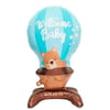 Ayaklı Mavi Welcome Baby Folyo Balon