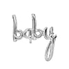 Baby Folyo Balon Gümüş