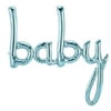 Baby Mavi Birleşik Yazı Folyo Balon