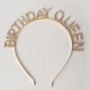 Birthday Qeen Metal Gold Taşlı Taç