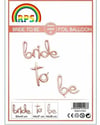 Bride To Be Folyo Balon Yazı 3 parça