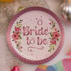 Bride To Be Karton Tabak 8'li
