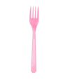 Çatal Plastik Pembe 25 li