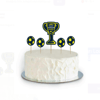 Champion 5 Adet Sarı Lacivert Cupcake Süsü