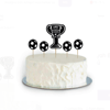 Champion 5 Adet Siyah Beyaz Cupcake Süsü