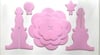 Cupcake Standı Pembe 3 katlı