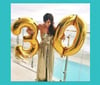 Folyo Rakam 3 Gold Balon 90 cm