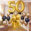 Folyo Rakam 5 Gümüş Balon 90 cm